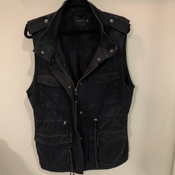 Black Utility Vest - Picture 1 of 4